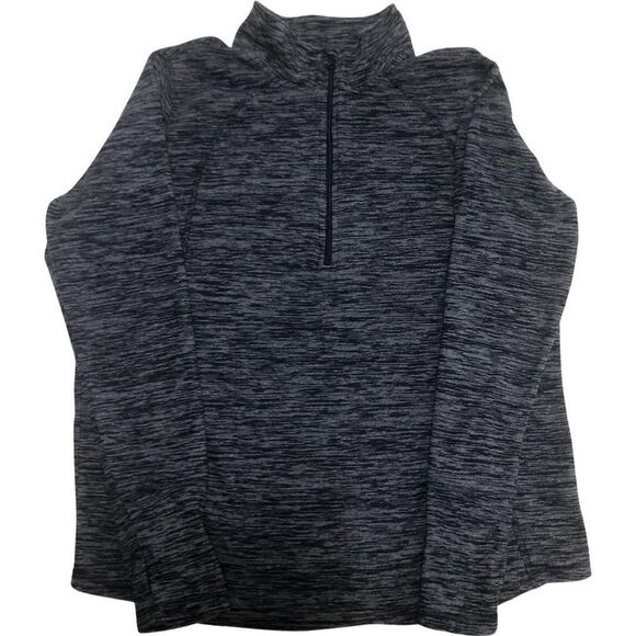 St. Johns XL Bay Blue Pullover 1/4 zip Fleech Pockets Thumb Holes - Picture 1 of 8